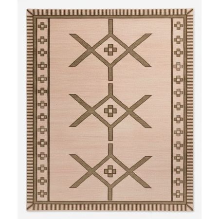 Handmade Eco Friendly Cotton and Wool Handknotted Rug for Conscious Homes